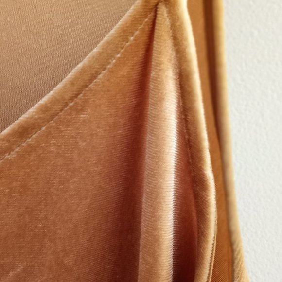 'ANN TAYLOR' XL Poly Velvet Camisole Top adjustable straps - Picture 6 of 9